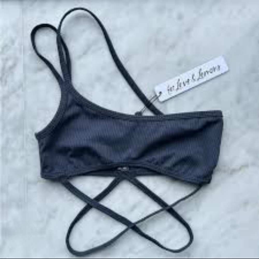 NWT For Love & Lemons Women's Ribbed Bralette